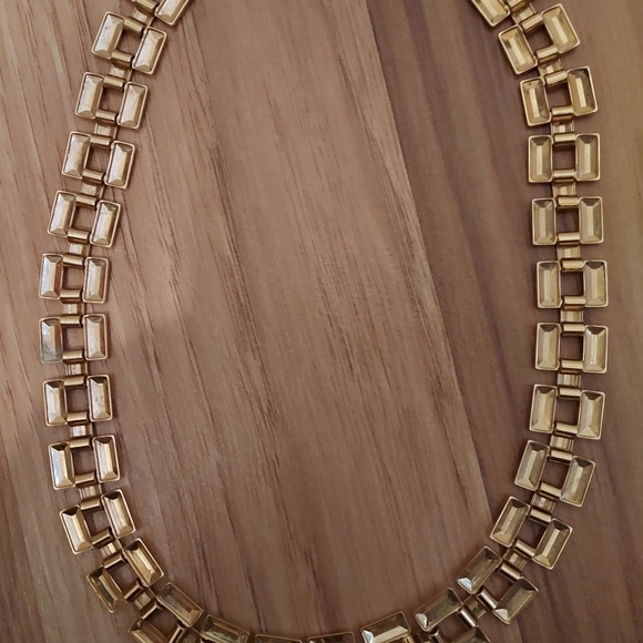 Vintage Avon 1985 Choker Bold Links Necklace Gold Tone 18” - Picture 6 of 12
